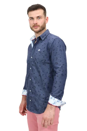 Camisa Algodón Azul