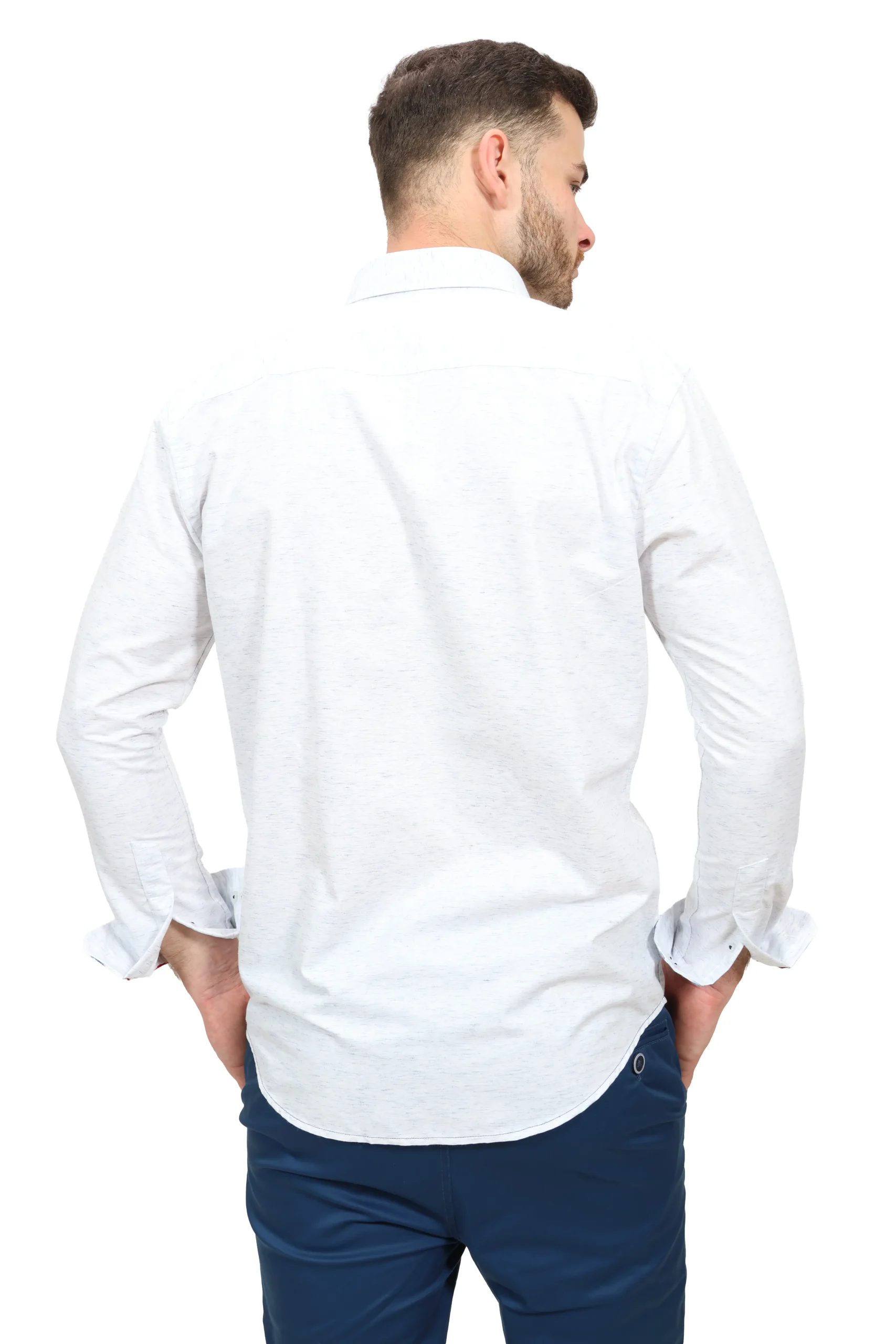 Camisa algodón blanco - Imagen 4