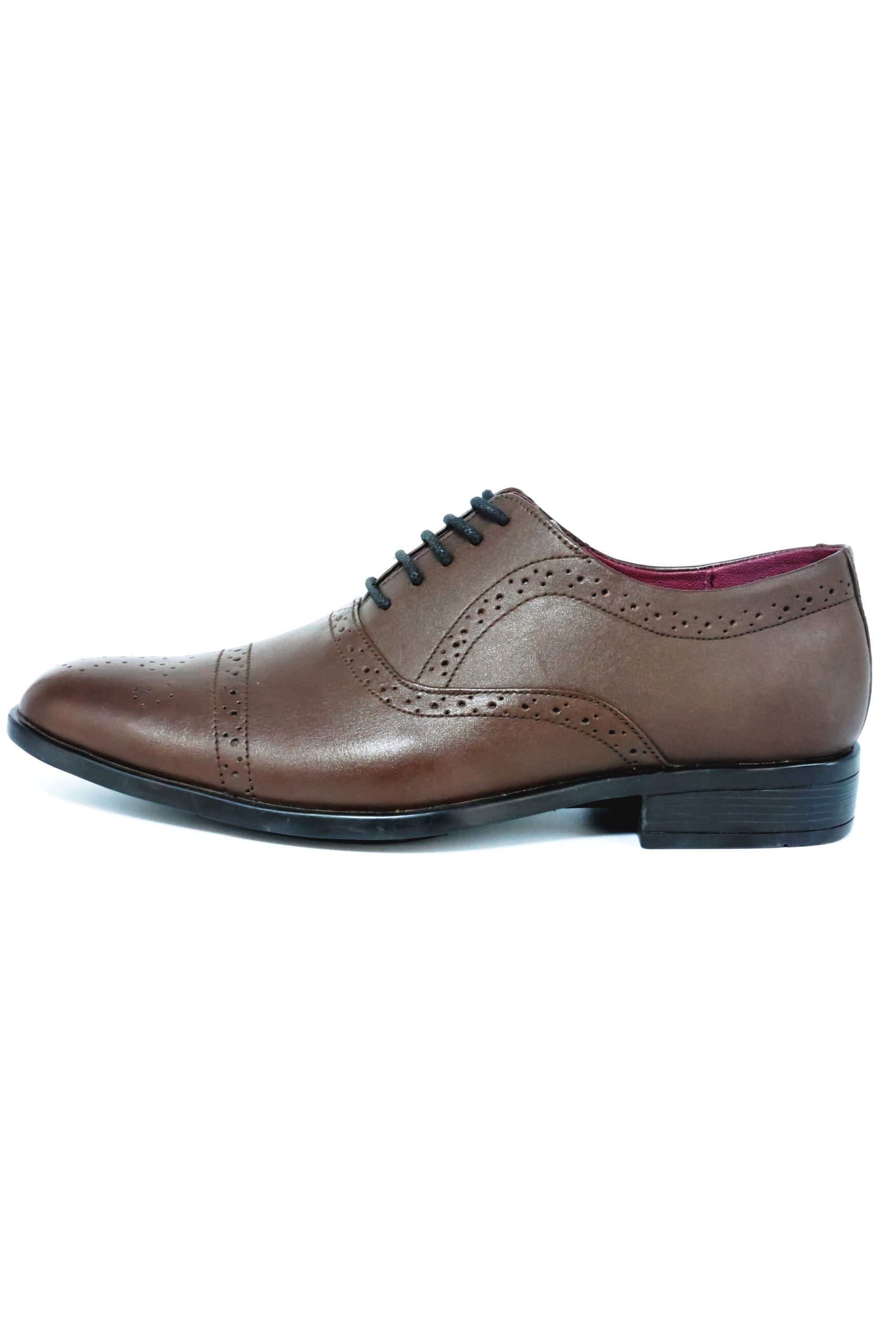 Zapatos de Cuero Café Brogue Lavalliere - Imagen 3