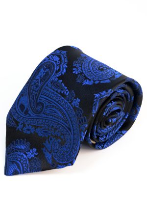 Corbata Paisley Cobalto