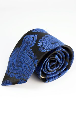Corbata Paisley Azul