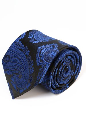 Corbata Paisley Azul