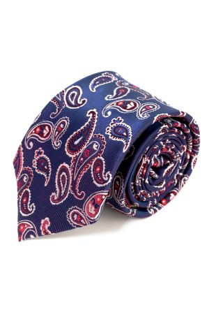 Corbata Paisley Marina