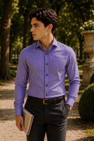 Camisa Indigo Lavalliere