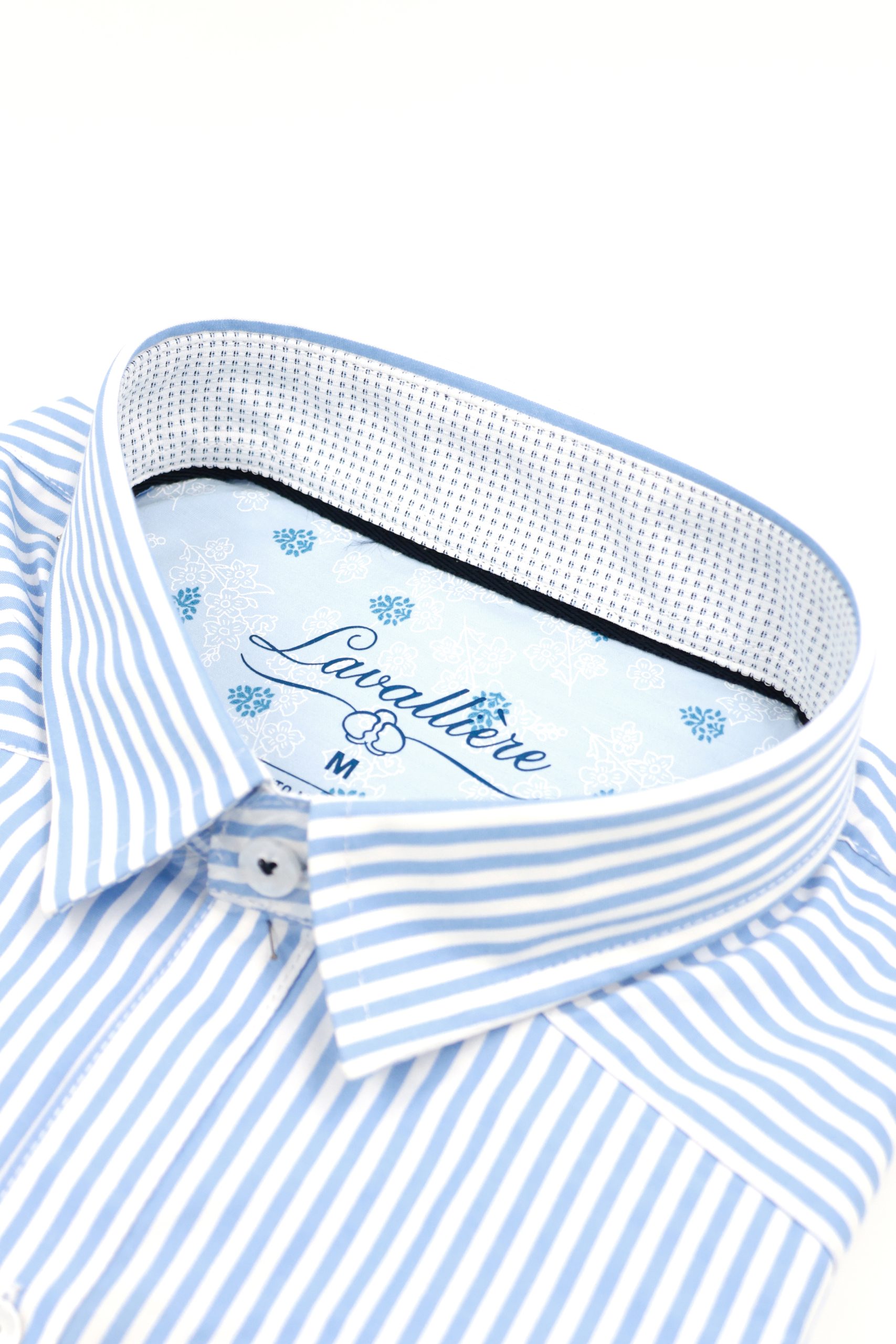 Camisa Rayas Celeste Lavalliere - Imagen 3