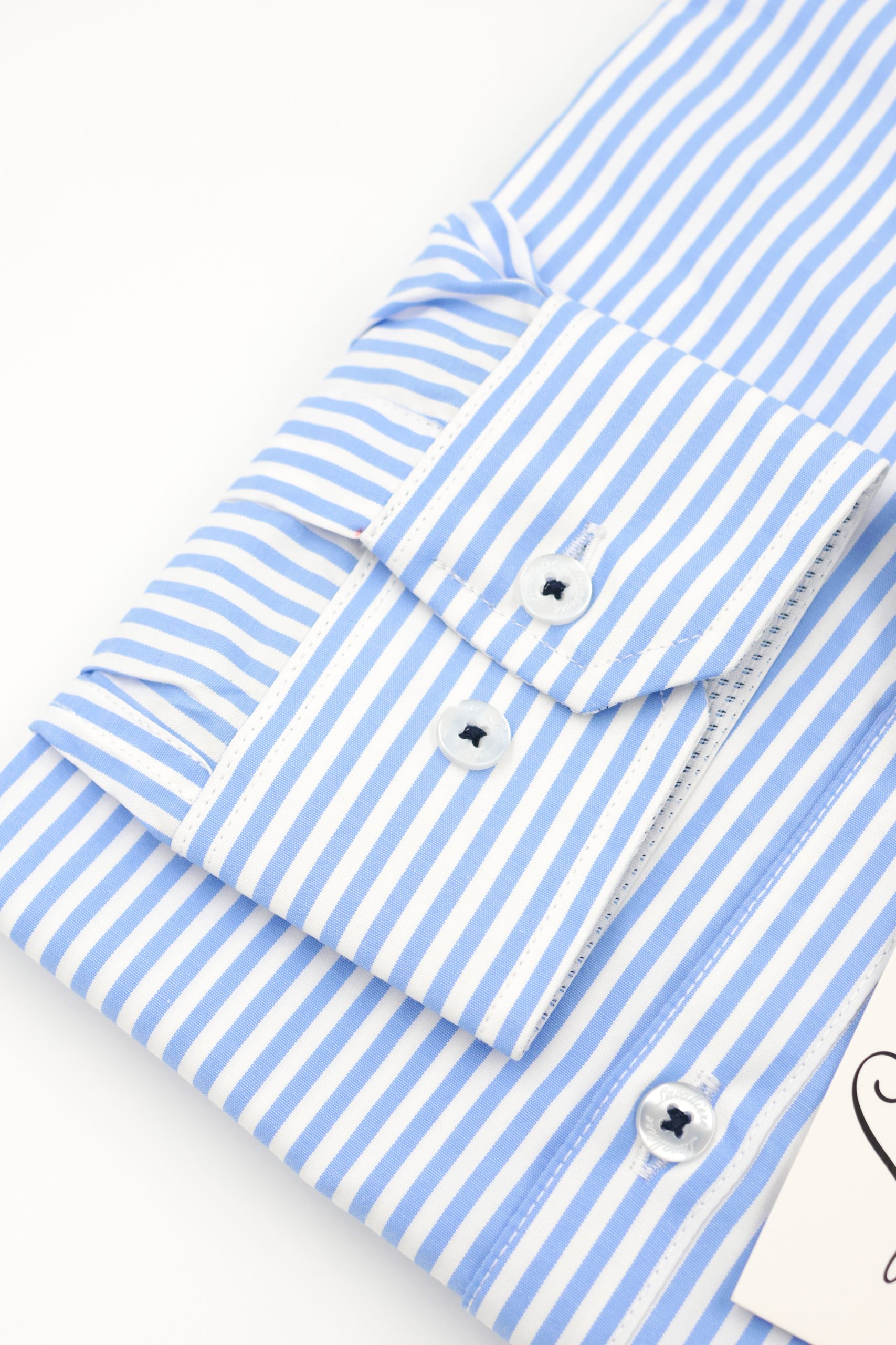Camisa Rayas Celeste Lavalliere - Imagen 2