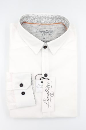 Camisa Blanco Lavalliere