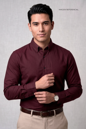 Camisa Borgoña Lavalliere