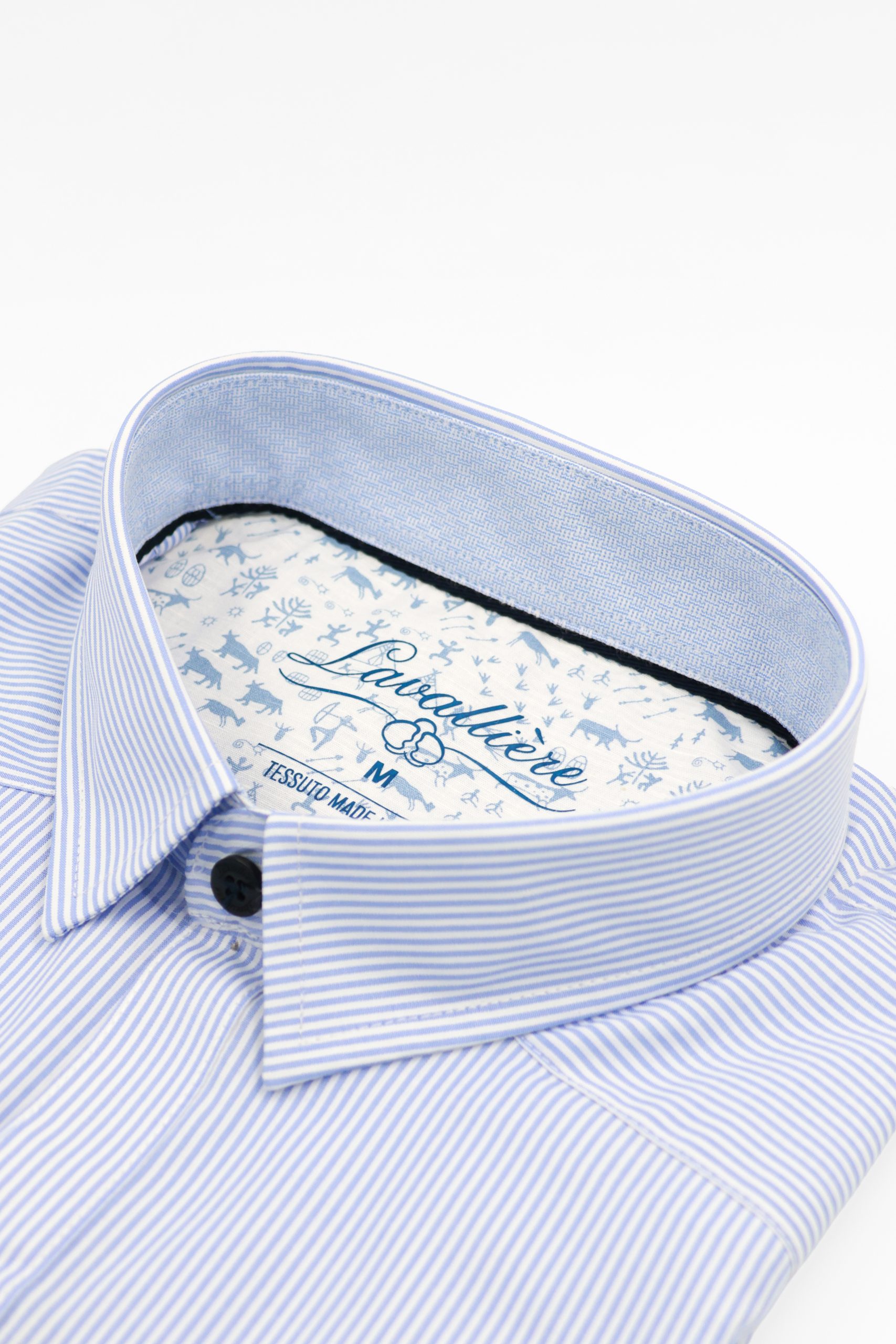 Camisa Rayas Celeste Lavalliere - Imagen 3